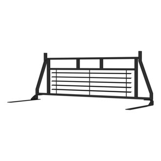 Classic Black Steel Headache Rack; Select Chevrolet; Ford; Dodge; Gmc; Ram