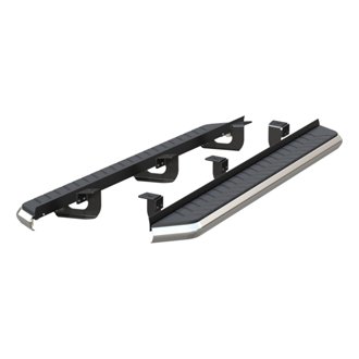 AeroTread 5in. x 73in. Polished Stainless Running Boards; Select Ford Explorer