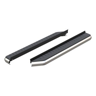 AeroTread 5in. x 70in. Polished Stainless Running Boards (No Brackets)