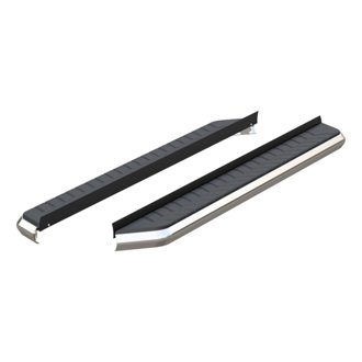 AeroTread 5in. x 73in. Polished Stainless Running Boards (No Brackets)
