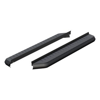 AeroTread 5in. x 70in. Black Stainless Running Boards (No Brackets)