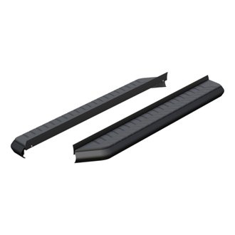 AeroTread 5in. x 73in. Black Stainless Running Boards (No Brackets)