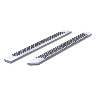 AdvantEDGE 5-1/2in. x 91in. Chrome Aluminum Side Bars (No Brackets)