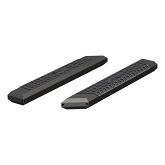 AdvantEDGE 5-1/2in. x 53in. Black Aluminum Side Bars (No Brackets)