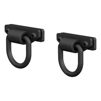Bolt-On Anti-Rattle D-Rings (9;000 lbs; 2-Pack)