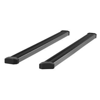 SlimGrip 5in. x 88in. Black Aluminum Running Boards (No Brackets)
