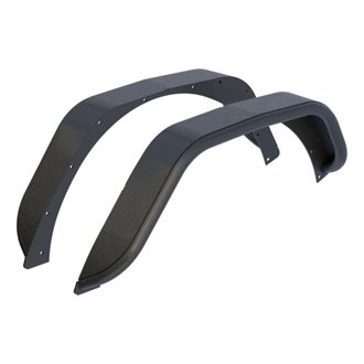 Jeep Wrangler Jl Textured Black Aluminum Rear Fender Flares