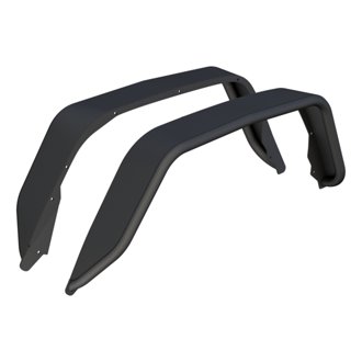 Jeep Gladiator Jt Smooth Carbide Black Aluminum Rear Fender Flares