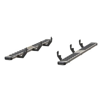 NovaTrac 6in. x 85in. Polished Stainless Running Boards; Select Colorado; Canyon
