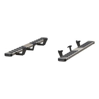 NovaTrac 6in. x 75in. Polished Stainless Running Boards; Select Dodge Durango