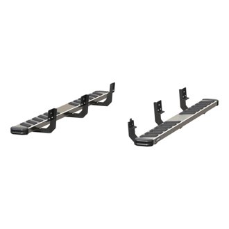 NovaTrac 6in. x 75in. Polished Stainless Running Boards; Select RAM 1500