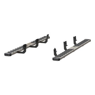 NovaTrac 6in. x 91in. Polished Stainless Running Boards; Select RAM 2500; 3500