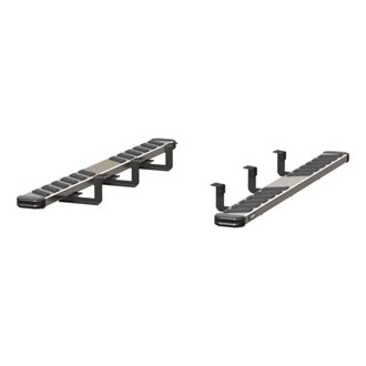 NovaTrac 6in. x 75in. Polished Stainless Running Boards; Select Ford Explorer