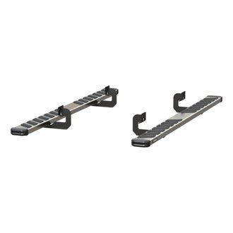 NovaTrac 6in. x 85in. Polished Stainless Running Boards; Select Ford F-150