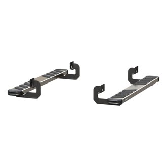 NovaTrac 6in. x 53in. Polished Stainless Running Boards; Select Ford F-150