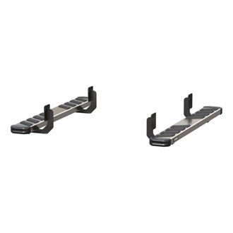 NovaTrac 6in. x 53in. Polished Stainless Running Boards; Select Ford F-250; F-35