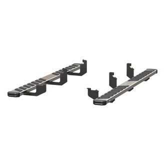 NovaTrac 6in. x 85in. Polished Stainless Running Boards; Select Ford Ranger
