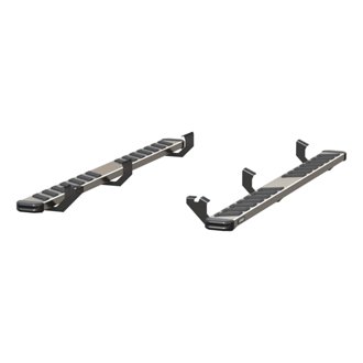 NovaTrac 6in. x 85in. Polished Stainless Running Boards; Select Toyota Tacoma