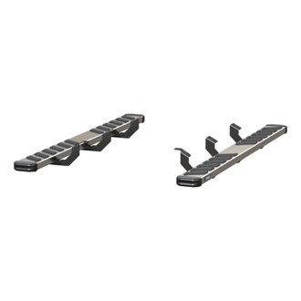 NovaTrac 6in. x 75in. Polished Stainless Running Boards; Select Toyota Tacoma