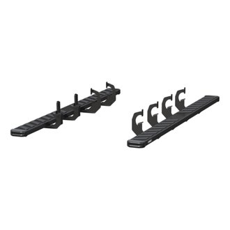 NovaTrac 6in. x 91in. Polished Steel Running Boards; Select Silverado; Sierra Di