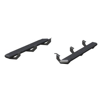 AdvantEDGE 5-1/2in. x 75in. Black Aluminum Side Bars; Select Toyota Tacoma