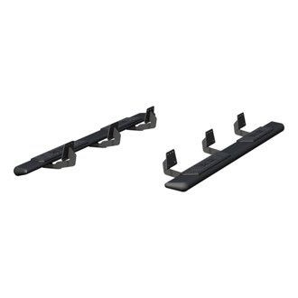 AscentStep 5-1/2in. x 91in. Black Steel Running Boards; Select Ram 1500 Crew Cab