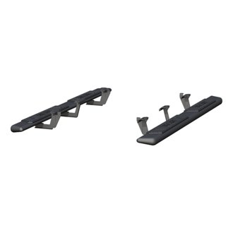 AscentStep 5-1/2in. x 75in. Black Steel Running Boards; Select Dodge Durango