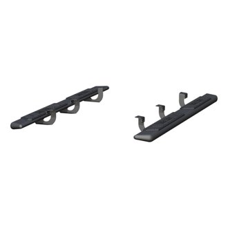AscentStep 5-1/2in. x 75in. Black Steel Running Boards; Select Ford Explorer