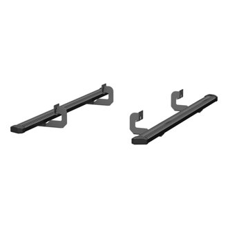 SlimGrip 5in. x 78in. Black Running Boards; Select Ford F-150 Extended Cab