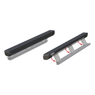 ActionTrac 87.6in. Powered Running Boards (No Brackets)