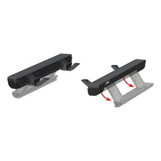 ActionTrac 48.75in. Powered Running Boards; Select Jeep Wrangler JL 2-Door