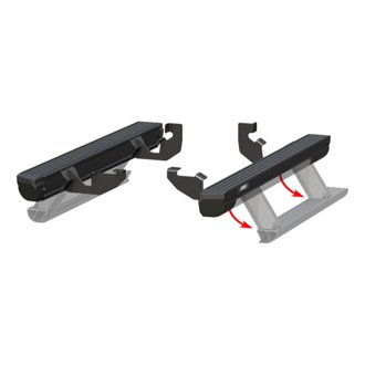 ActionTrac 48.75in. Powered Running Boards; Select Ford Bronco 2-Door