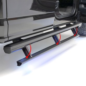 ActionTrac 87.6in. Powered Running Boards; Select Silverado; Sierra Crew Cab