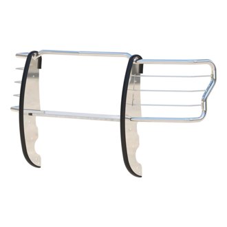 Polished Stainless Grille Guard; Select Ford F-250; F-350 Super Duty