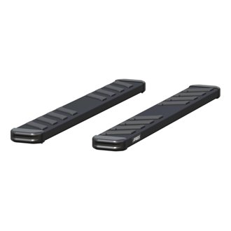 NovaTrac 6in. x 53in. Black E-Coat Steel Running Boards