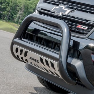 3in. Black Steel Bull Bar; Select Ford Expedition; F-150; Lincoln Mark LT