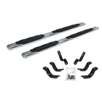 4" 1000 Series Side Steps With Mounting Bracket Kit
