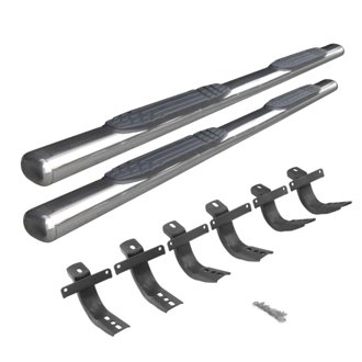 4" 1000 Series Side Steps With Mounting Bracket Kit