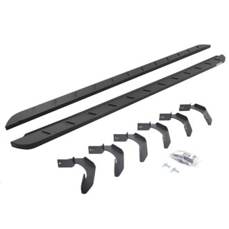 RB10 Slim Line Running Boards with Mounting Brackets Kit