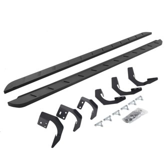 RB10 Slim Line Running Boards with Mounting Brackets Kit