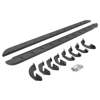 RB10 Slim Line Running Boards with Mounting Brackets Kit