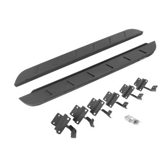 RB10 Slim Line Running Boards with Mounting Brackets Kit