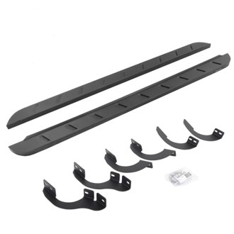 RB10 Slim Line Running Boards with Mounting Brackets Kit