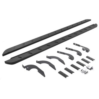 RB10 Slim Line Running Boards with Mounting Brackets Kit
