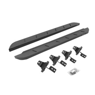 RB10 Slim Line Running Boards with Mounting Brackets Kit
