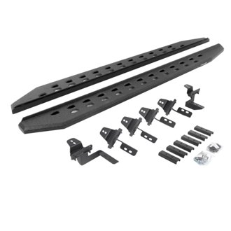 RB20 Slim Line Running Boards with Mounting Bracket Kit