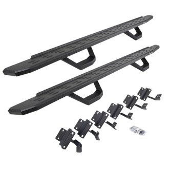 RB30 Running Boards with Mounting Brackets, 2 Pairs Drop Steps Kit