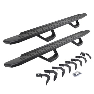 RB30 Running Boards with Mounting Brackets, 2 Pairs Drop Steps Kit