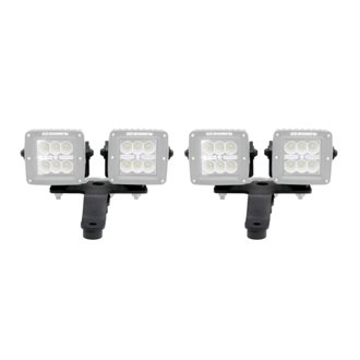 XE Windshield Cowl Light Mounts for Jeep JL/JT - Fits Dual 3x3 Cubes