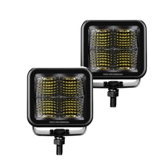 Blackout Series - CUBEIT 2x2 LED Cube Flood Lights, Pair